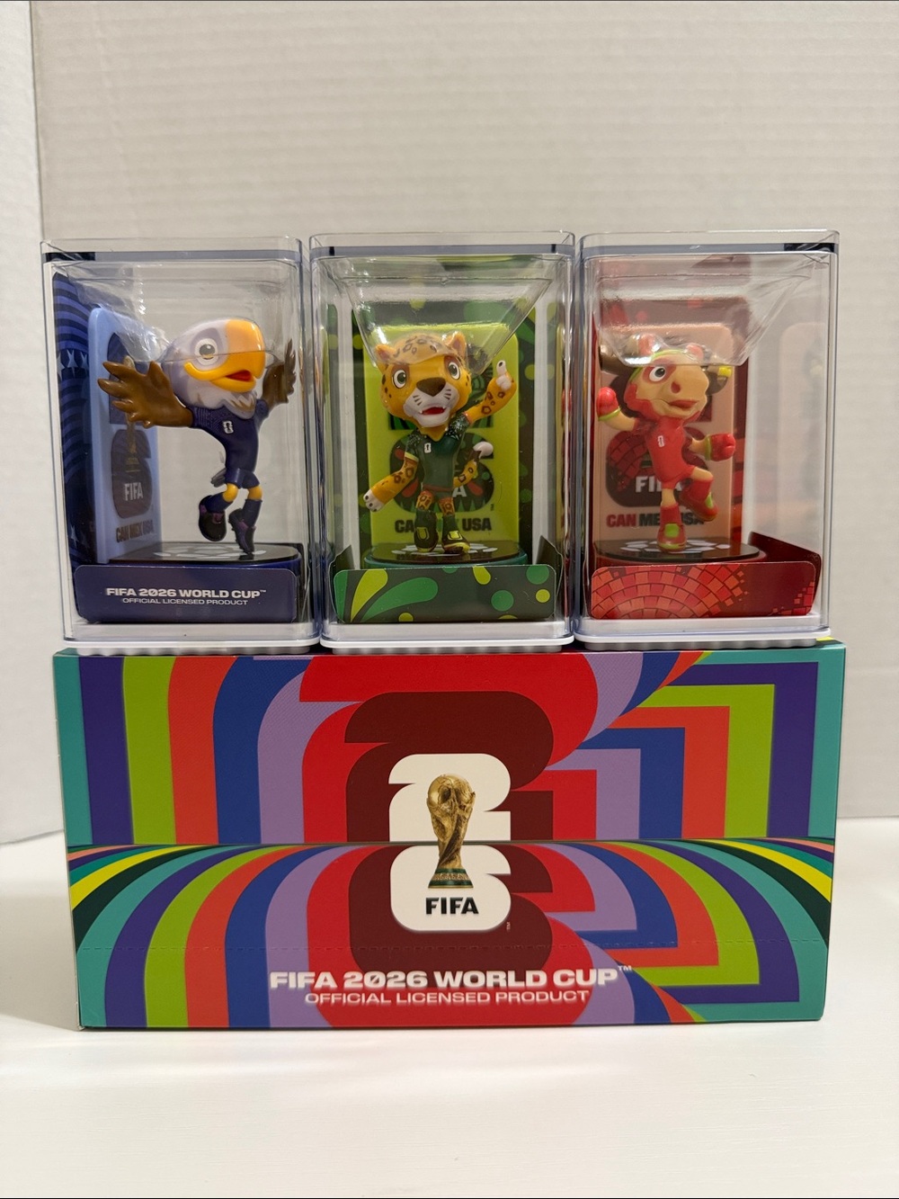 FIFA 2026 World Cup Mascot Set - Colorful Collectible Figures